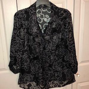 Lovely Ladies Jackie Blouse Elementz L BWhite